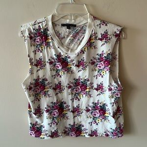 Truly Madly Deeply Cropped Floral Top